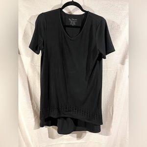 Black short sleeve Chicos top